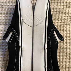 Black and White Canvas Sneakers